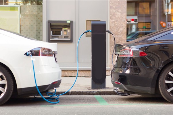 Electric cars charging